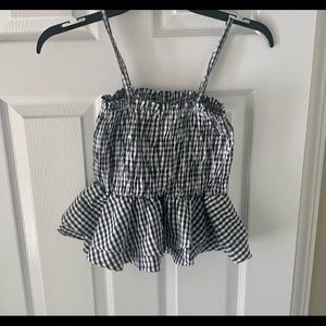 Style House Girls Tank Tops White Black Gray Size S